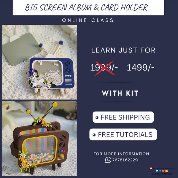 Big Screen Album & Card Holder Class With Kit