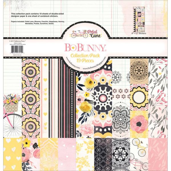 Petal Lane Collection Pack 12"X 12"