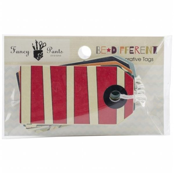 Be Different Decorative Tags 8-Pkg-Small