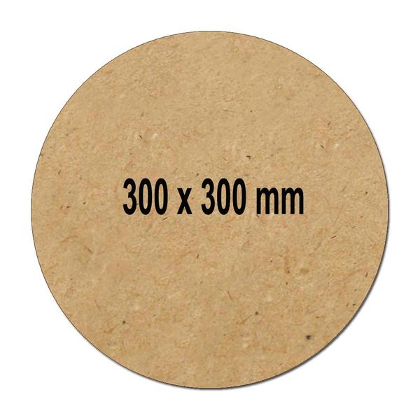 Round MDF Plate #7 - 300 mm