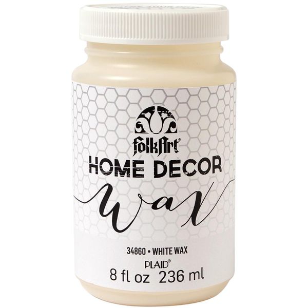 White - FolkArt Home Decor Wax Sealer 8oz