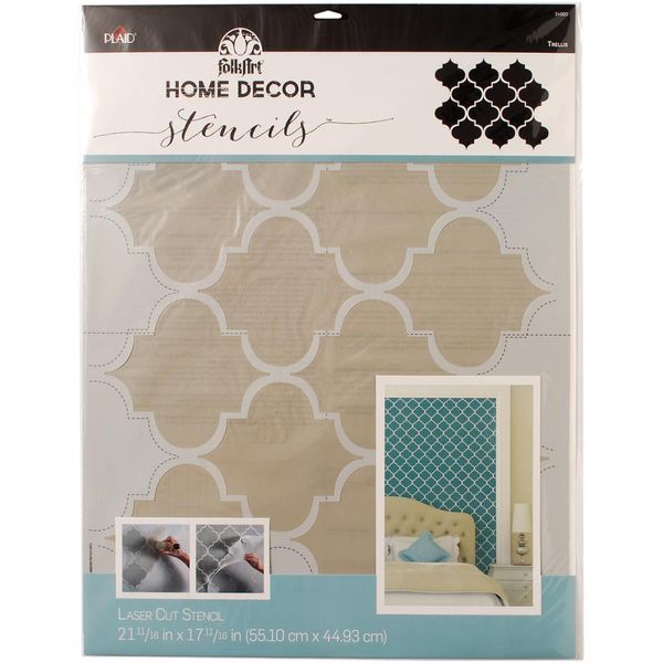 Trellis-FolkArt Home Decor Wall Stencil