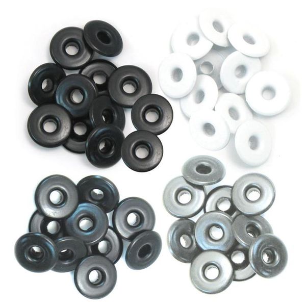 Gray - Eyelets Wide 40/Pkg