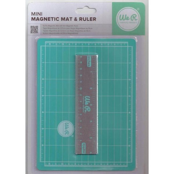 Mini Magnetic Cutting Mat & Ruler Set