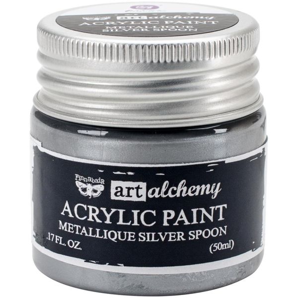 Metallique Silver Spoon - Alchemy Acrylic Paint