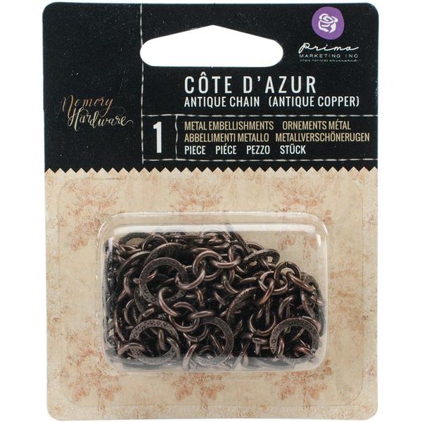 Memory Hardware Chain - Cote d'Azur Rope/Antique Bronze