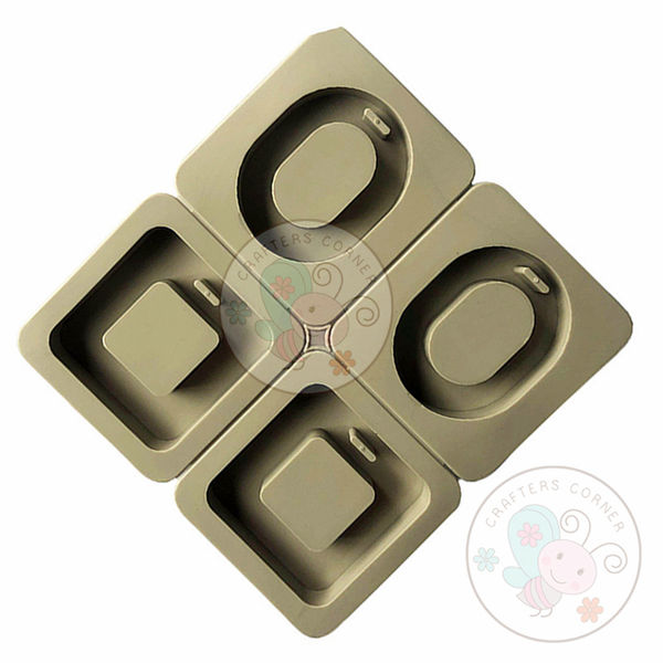 Oval & Square Frame Aromatherapy Wax Mould