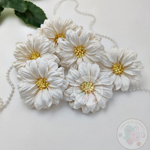 Big Daisy Flower - Ivory