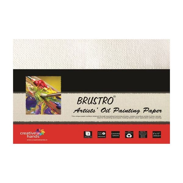 Brustro Artists' Oil Painting Papers 300 GSM - 9" x 12"