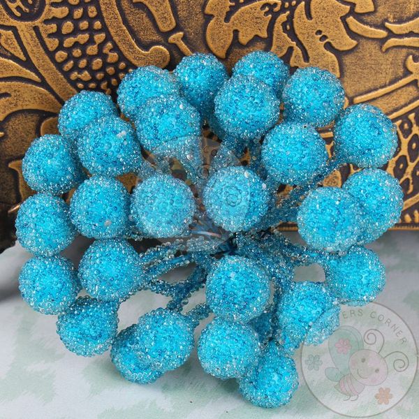 Crystal Beaded Single Pollens - Blue