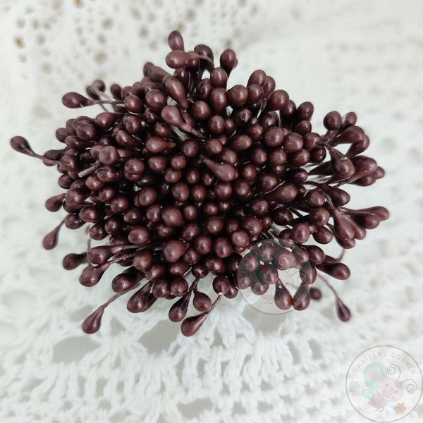 Pearl Thread Pollen - Chocolate Brown