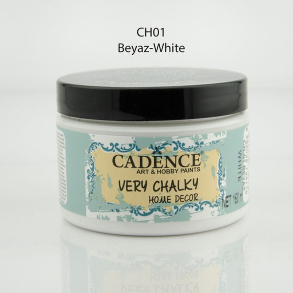 Whıte  - Very Chalky Home Decor - Ultra Matt Velvety Acrylic Paint