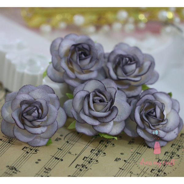 Curved Roses 45 MM - Vintage Lavender