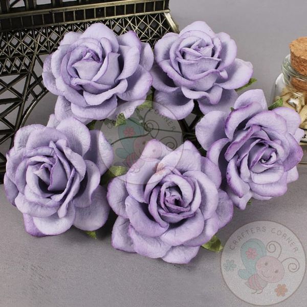 Curved Roses 45MM - Lavender