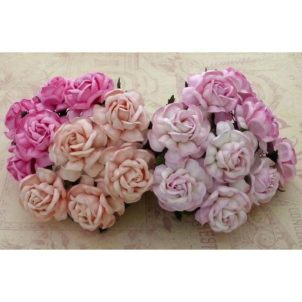 Curved Roses Combo - Pink Tone