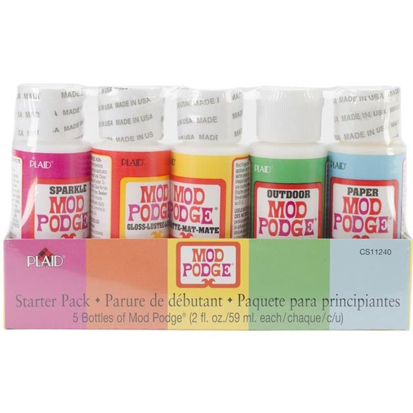 Mod Podge Starter Pack 2oz - 5/Pkg