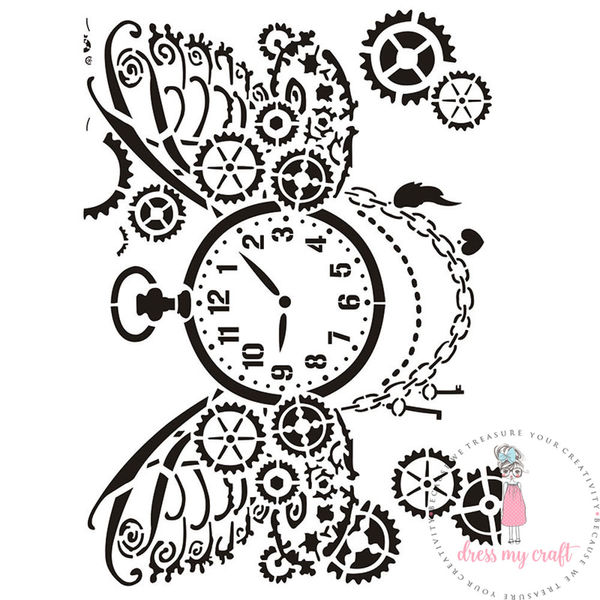 Clock tattoo' Sticker | Spreadshirt