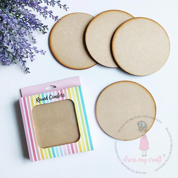 MDF Round Coasters