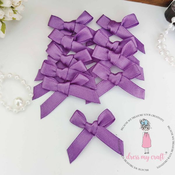 Purple Ribbon Bows