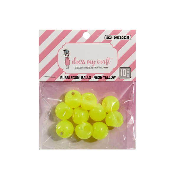 Bubblegum Balls - Neon Yellow