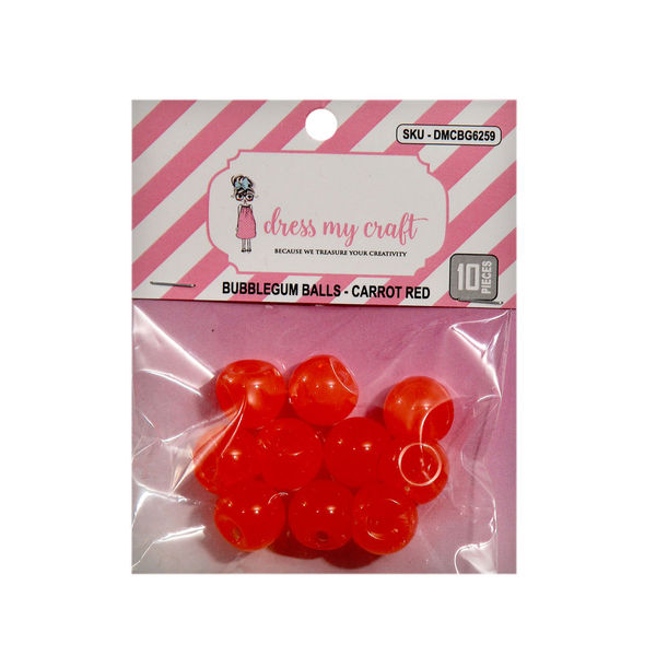 Bubblegum Balls - Carrot Red