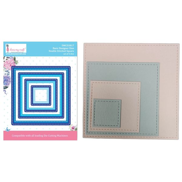 Double Stitched Square - Basic Designer Die