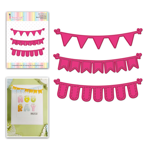 Cute Buntings - Basic Designer Dies