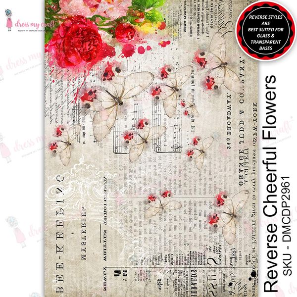 Reverse Cheerful Flowers  - Transfer Me