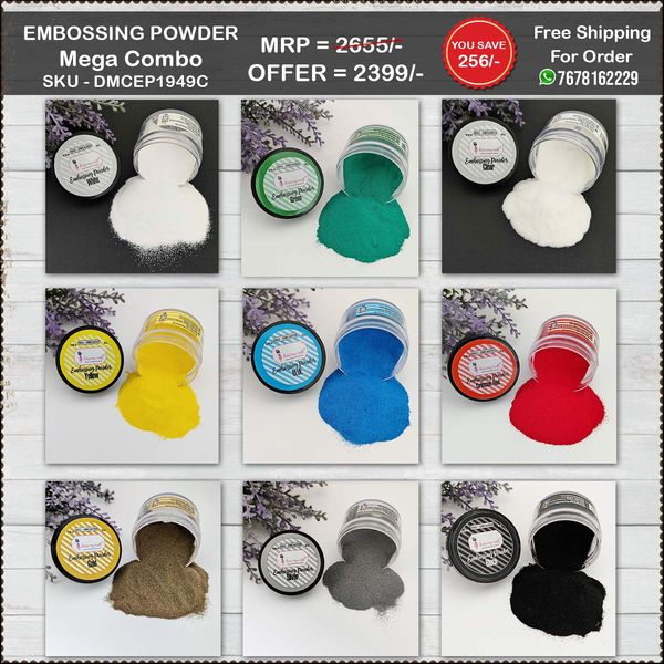 Embossing Powder - Mega Combo