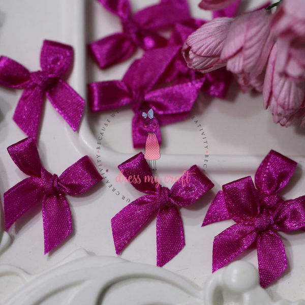 Ribbons Bow - Magenta