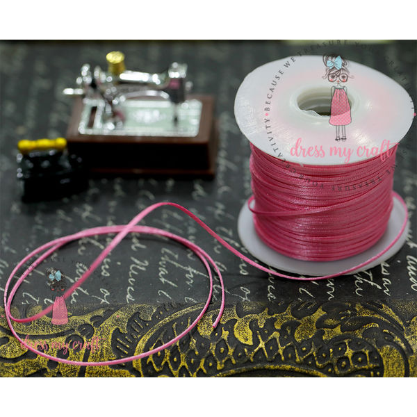 Satin Ribbon Twine - Pink