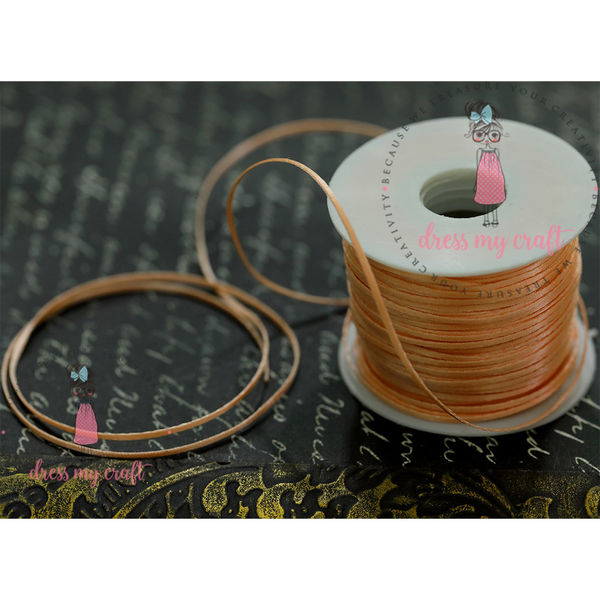 Satin Ribbon Twine - Peach