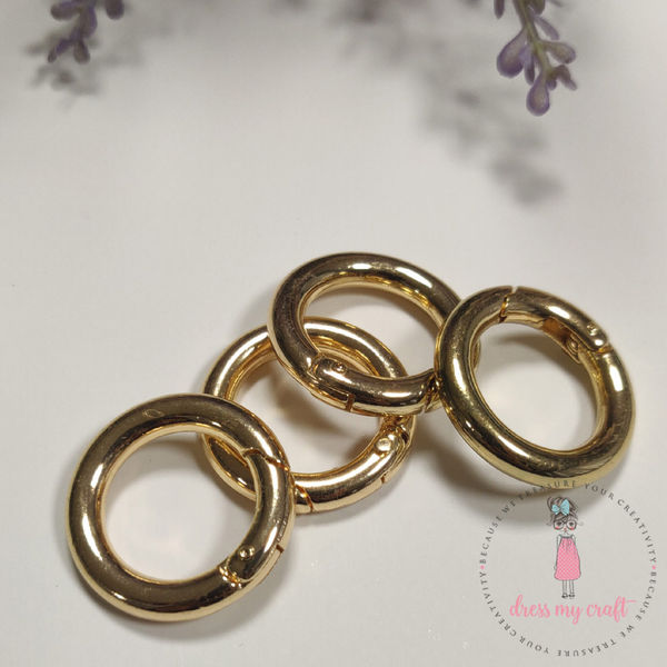 Metal Rings Small Gold