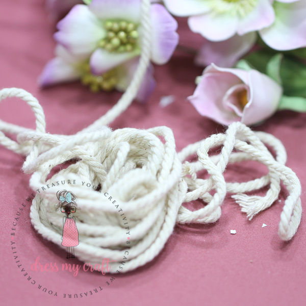 White Cotton Cord - Thick