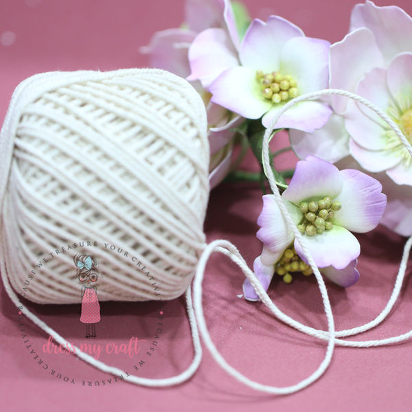 Ivory Cotton Cord - Thin