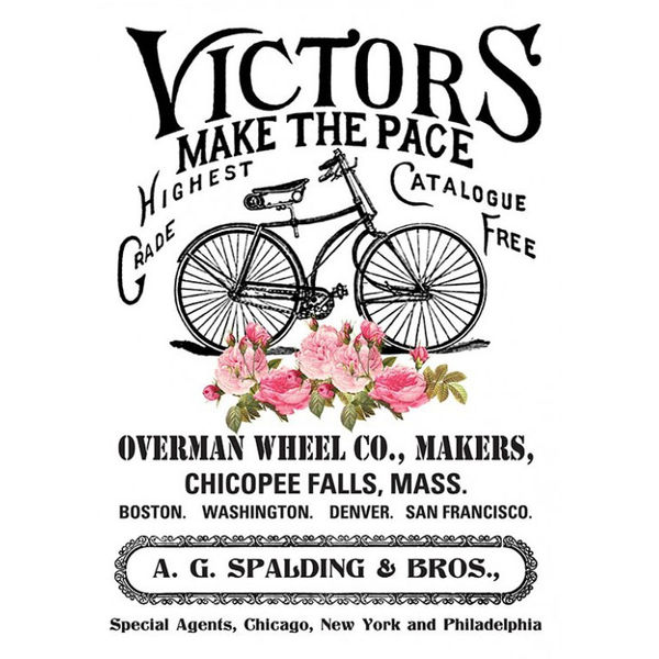 Victors Bicycle - Fabric Transfer Sheet