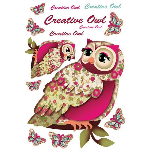 Creative Owl - Fabric Transfer Sheet