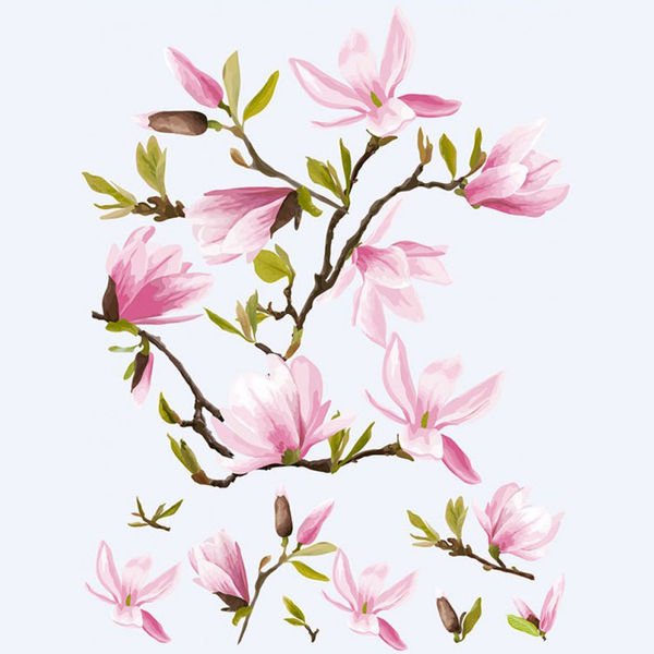 Magnolias - Fabric Transfer Sheet