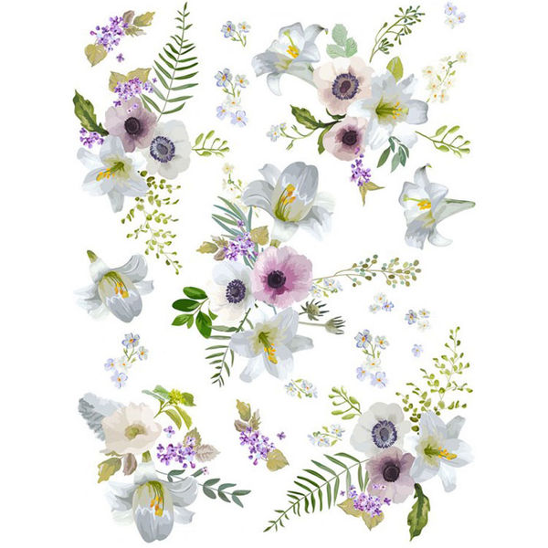 Flower Bunch - Fabric Transfer Sheet