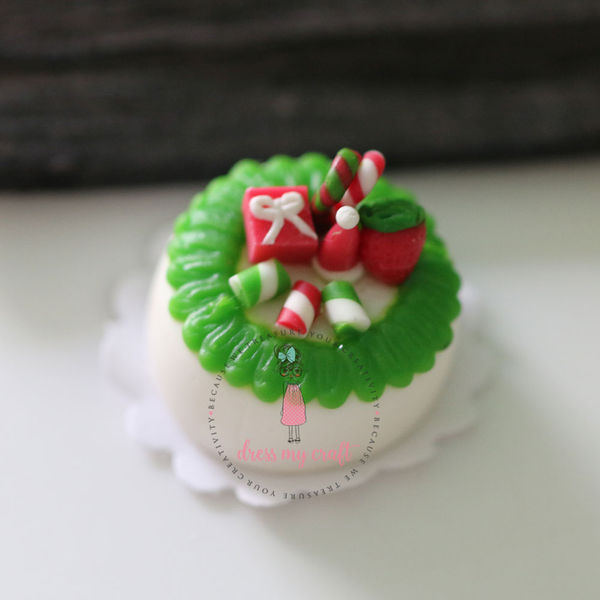 Miniature Christmas Cake # 3