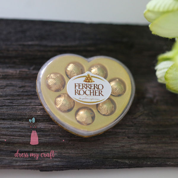 Miniature Ferrero Rocher Heart Box