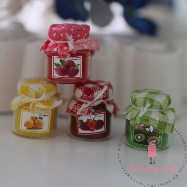 Miniature Jam Bottle - Assorted Color