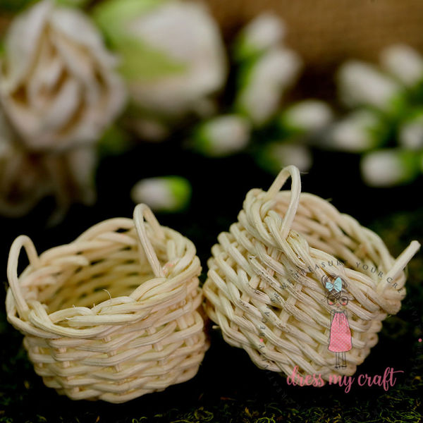 Wicker Basket Small #1 - Miniature