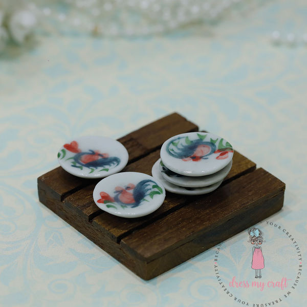 Miniature Little Printed Plates