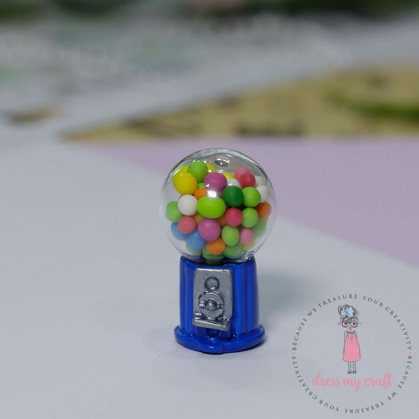 Miniature Bubble Gum Machine