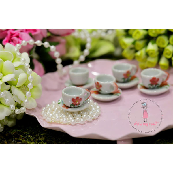 Miniature Printed Tea Set #2