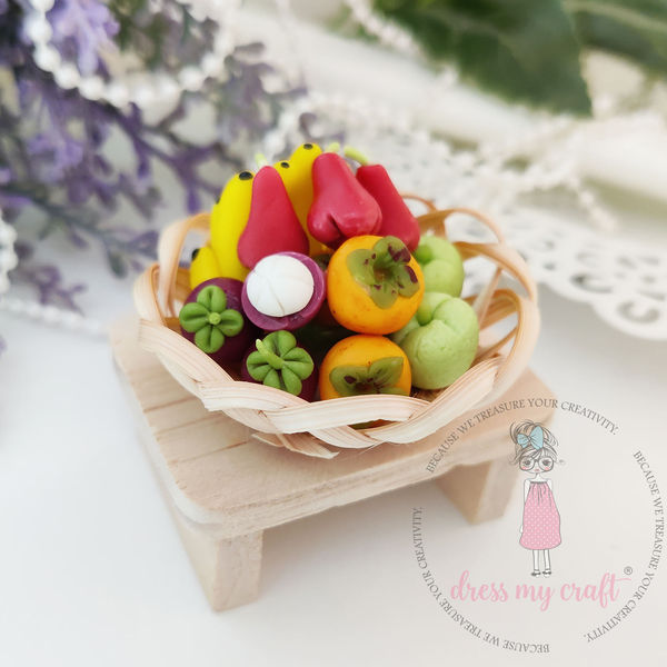 Miniature Vegetable & Fruit Basket