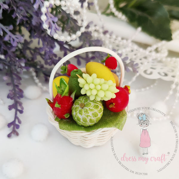 Miniature Fruit Basket With Box