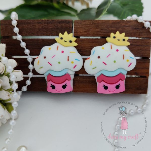 Miniature Cupcake Charm