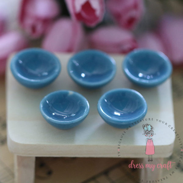 Miniature Blue Bowl Set